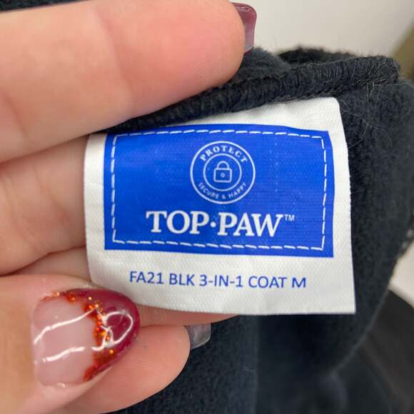 Top Paw 3-in-1 Reflective Pet Coat - Picture 4 of 8
